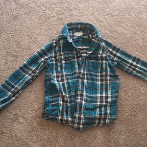 Blue American Eagle flannel